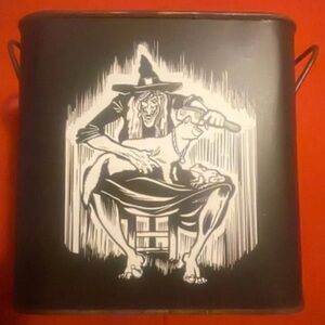 New Metal Witch Bucket for Halloween